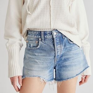 Free People We the Free Good Times Relaxed jean Shorts